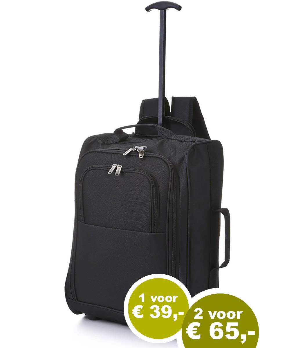 slimste handbagage trolley bag backpack - Smarthandbagage