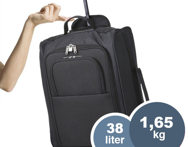 Kruik Op en neer gaan zeker De lichtste en ruimste handbagage trolley backpack voor alle airlines!